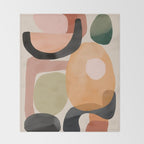 Modern Abstract Art 144 Throw Blanket Gallery Image 2