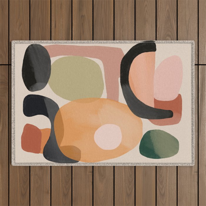 Modern Abstract Art 144 Outdoor Rug Gallery Image 1
