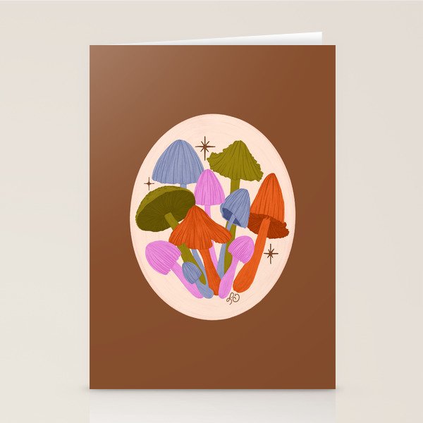 Fun and Funky Mushrooms Stationery Card Gallery Image 2