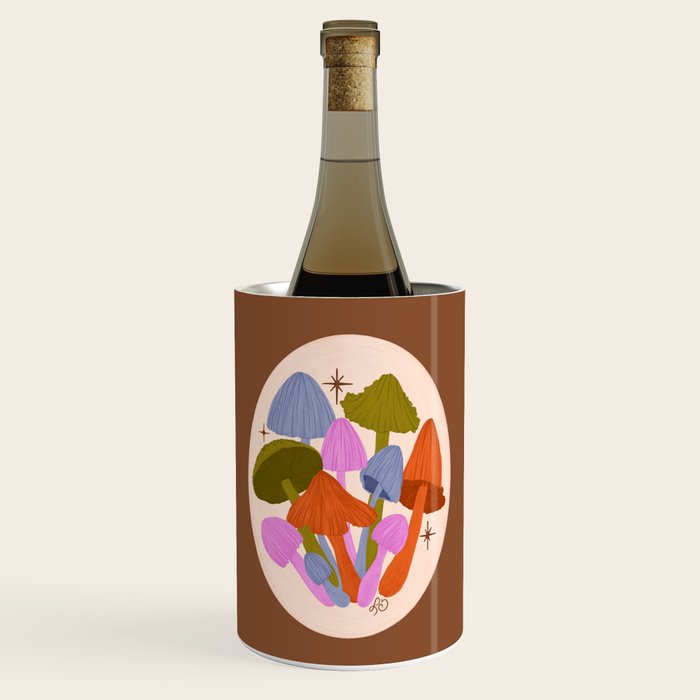 Fun and Funky Mushrooms Wine Chiller Gallery Image 1