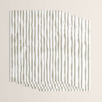 Nutmeg Watercolor Line  Wrapping Paper Gallery Image 3