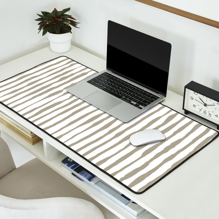 Nutmeg Watercolor Line  Desk Mat Gallery Image 2