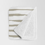 Nutmeg Watercolor Line  Throw Blanket Gallery Image 3