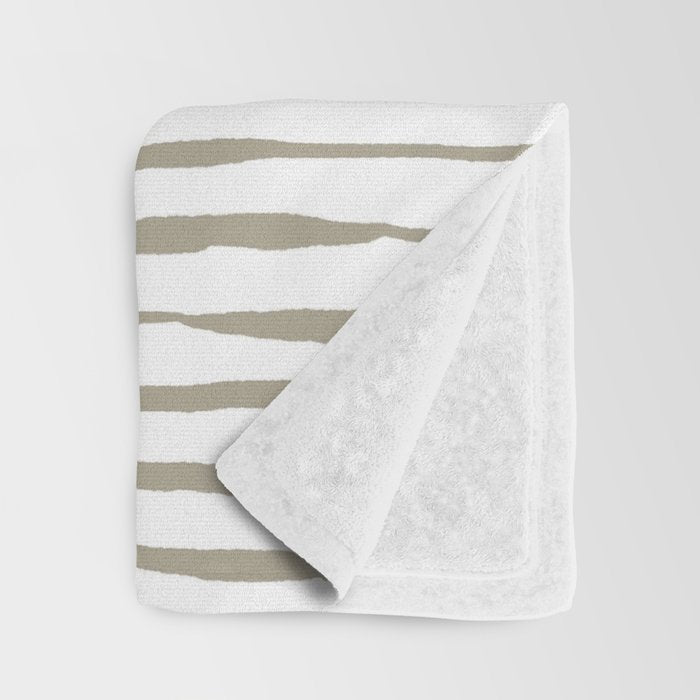 Nutmeg Watercolor Line  Throw Blanket Gallery Image 3