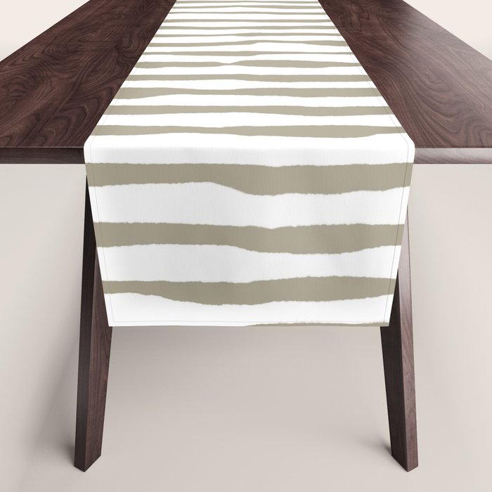 Nutmeg Watercolor Line  Table Runner Gallery Image 1