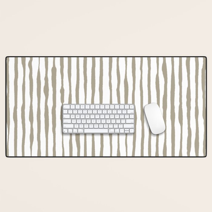 Nutmeg Watercolor Line  Desk Mat Gallery Image 1