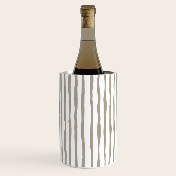 Nutmeg Watercolor Line  Wine Chiller Gallery Image 1
