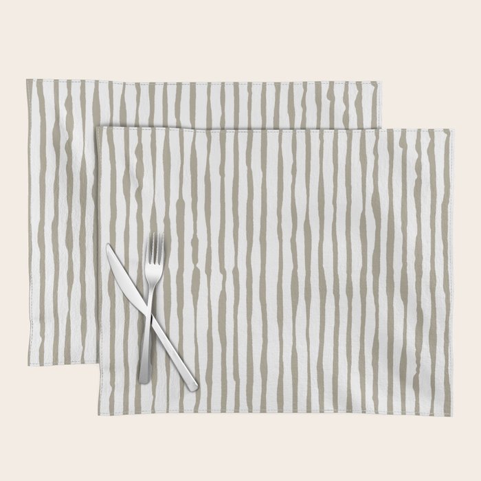 Nutmeg Watercolor Line  Placemat Gallery Image 1