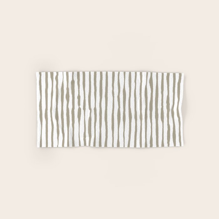 Nutmeg Watercolor Line  Bath Towel Gallery Image 1