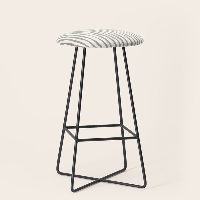 Nutmeg Watercolor Line  Stool Gallery Image 1