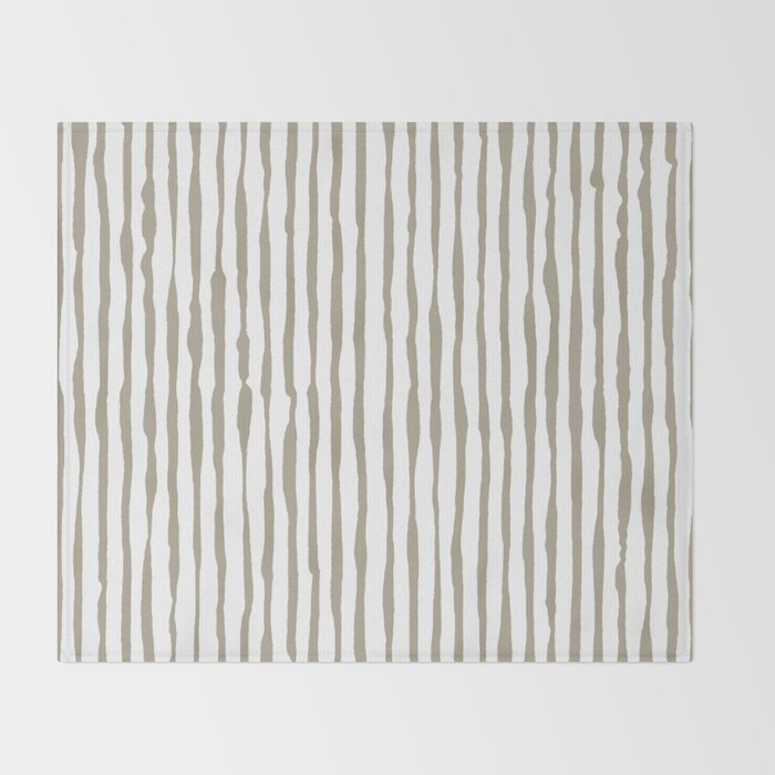 Nutmeg Watercolor Line  Throw Blanket Gallery Image 2