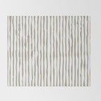 Nutmeg Watercolor Line  Throw Blanket Gallery Image 2