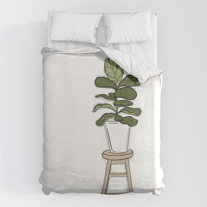 Fiddle Fig Tree Duvet Cover Gallery Image 1