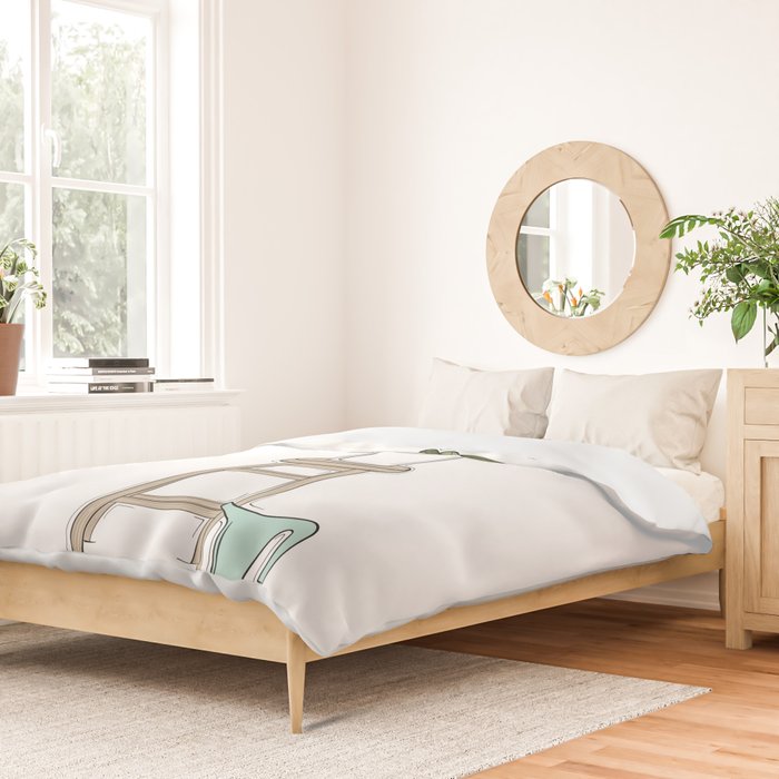 Fiddle Fig Tree Duvet Cover Gallery Image 2