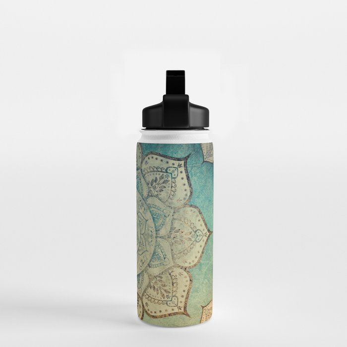 Faded Bohemian Mandala Water Bottle Gallery Image 2