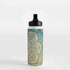 Faded Bohemian Mandala Water Bottle Gallery Image 2