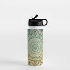 Faded Bohemian Mandala Water Bottle Gallery Image 1