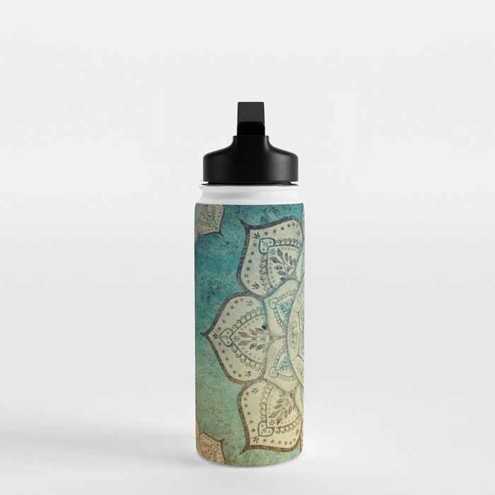 Faded Bohemian Mandala Water Bottle Gallery Image 3