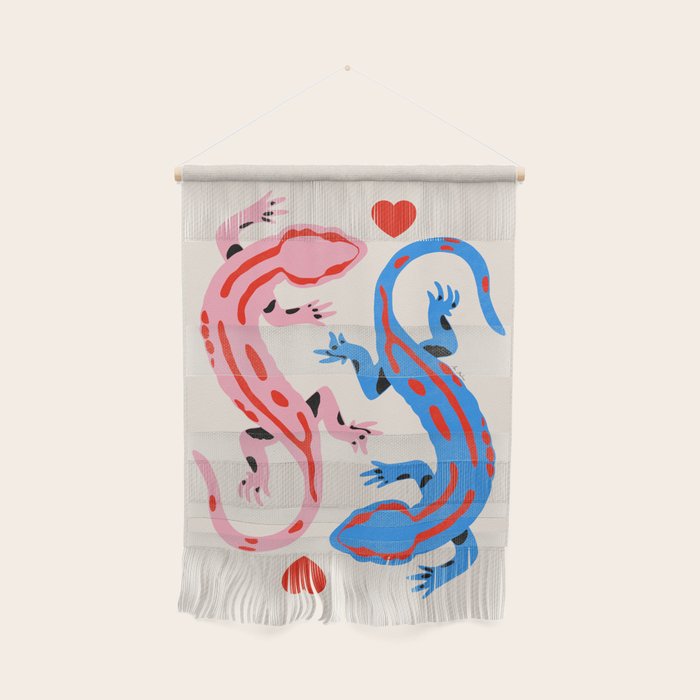 The lovers - salamanders Wall Hanging Gallery Image 1