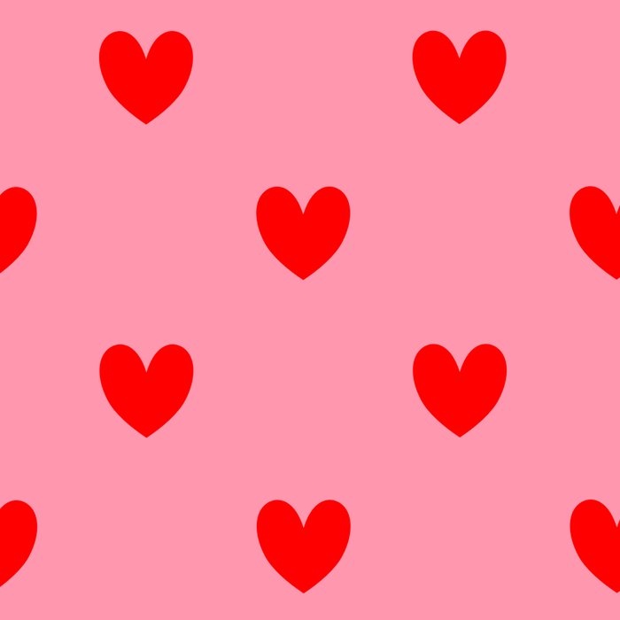 Red Heart Pattern Coffee Mug Gallery Image 2