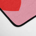 Red Heart Pattern Desk Mat Gallery Image 4