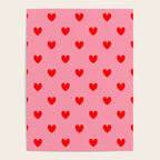 Red Heart Pattern Poster Gallery Image 4