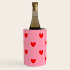 Red Heart Pattern Wine Chiller Gallery Image 3