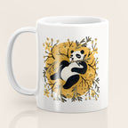 Panda Vibes - Marigold Palette Coffee Mug Gallery Image 3