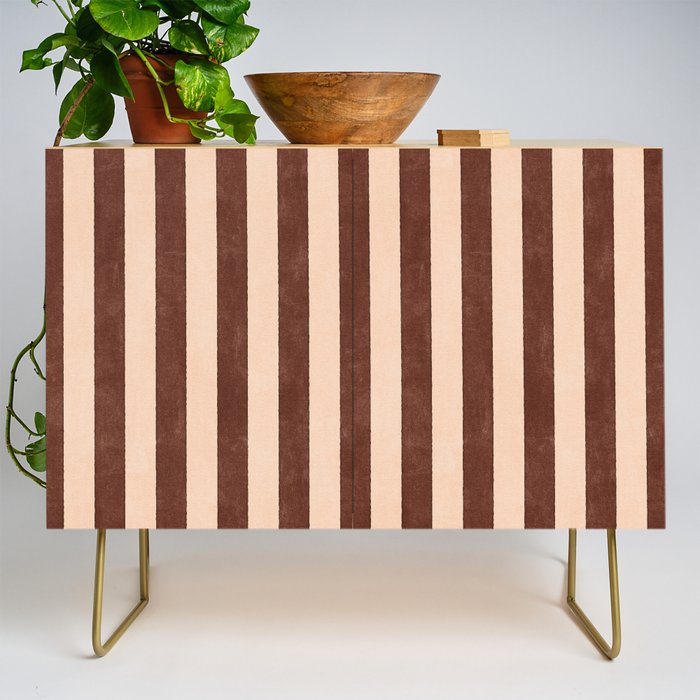 STRIPES 001 M - Cacao Credenza Gallery Image 1