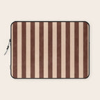 STRIPES 001 M - Cacao Laptop Sleeve Gallery Image 1