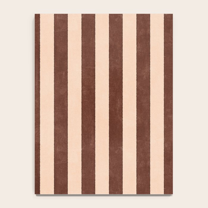 STRIPES 001 M - Cacao Notebook Gallery Image 4
