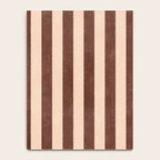 STRIPES 001 M - Cacao Notebook Gallery Image 4