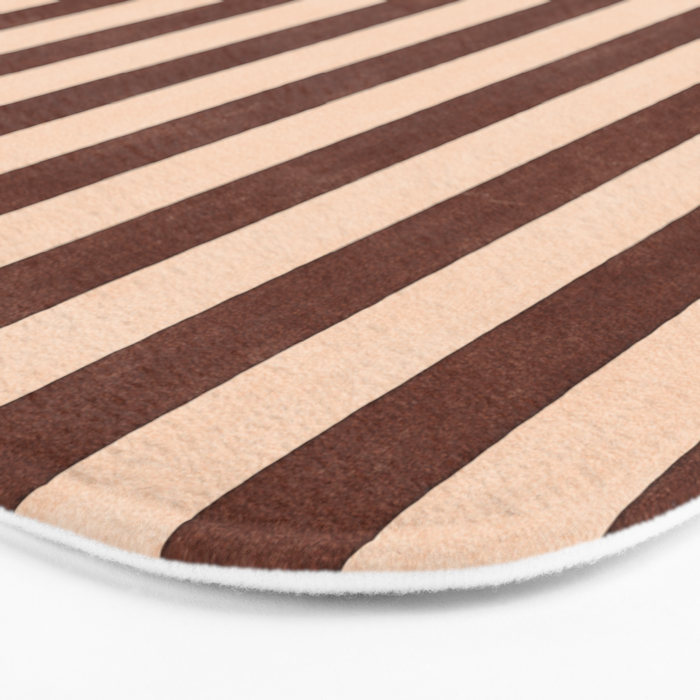 STRIPES 001 M - Cacao Bath Mat Gallery Image 3