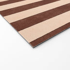 STRIPES 001 M - Cacao Welcome Mat Gallery Image 2