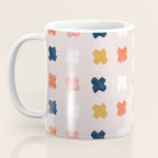 X Grid - Blush & Navy Palette Coffee Mug Gallery Image 3