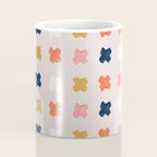 X Grid - Blush & Navy Palette Coffee Mug Gallery Image 4