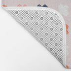 X Grid - Blush & Navy Palette Bath Mat Gallery Image 2