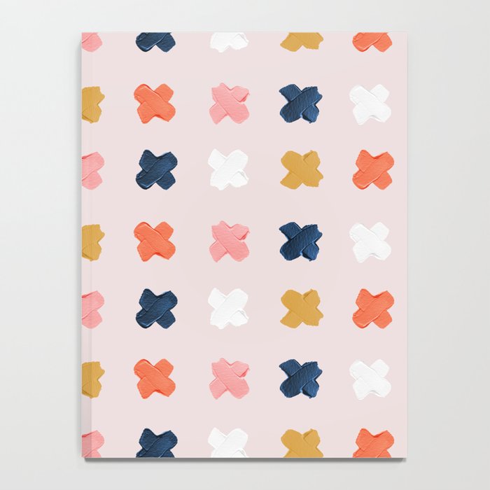 X Grid - Blush & Navy Palette Notebook Gallery Image 4