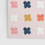 X Grid - Blush & Navy Palette Poster Gallery Image 3