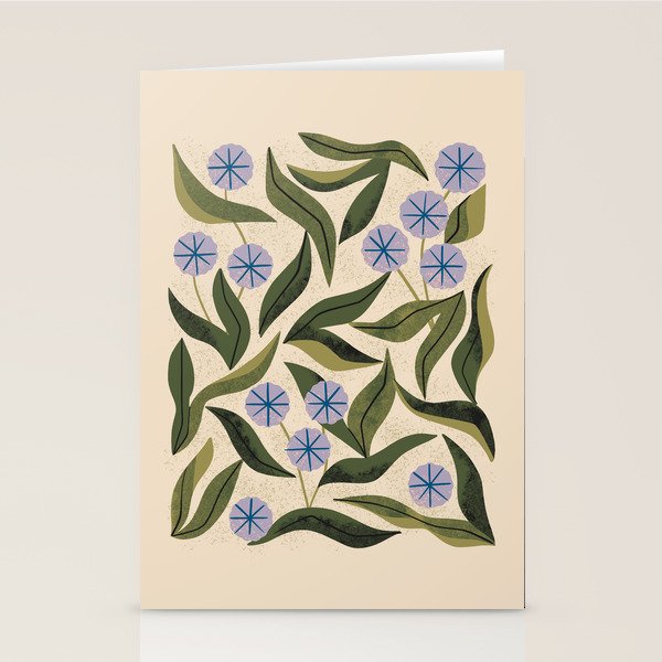Periwinkle Plant Stationery Card Gallery Image 2