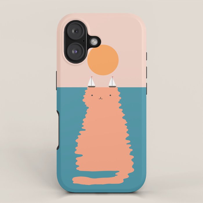 Cat Landscape 170 iPhone Case Gallery Image 1
