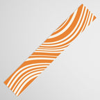 Wavy Stripes XLVI - Retro Orange Table Runner Gallery Image 3