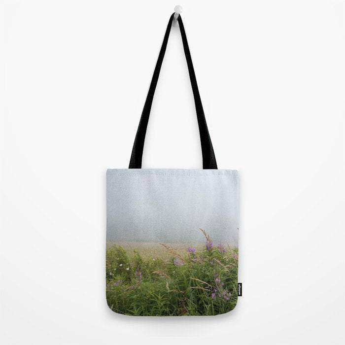 sea fog and wildflowers Tote Bag Gallery Image 2