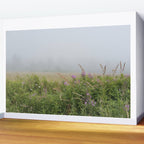 sea fog and wildflowers Wall Mural Gallery Image 2