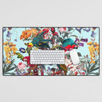 Floral and Birds XXXIV Desk Mat Gallery Image 1