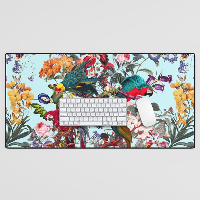 Floral and Birds XXXIV Desk Mat Gallery Image 1