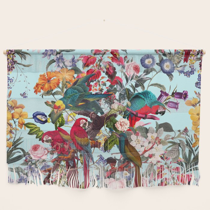 Floral and Birds XXXIV Wall Hanging Gallery Image 1