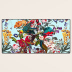 Floral and Birds XXXIV Desk Mat Gallery Image 3