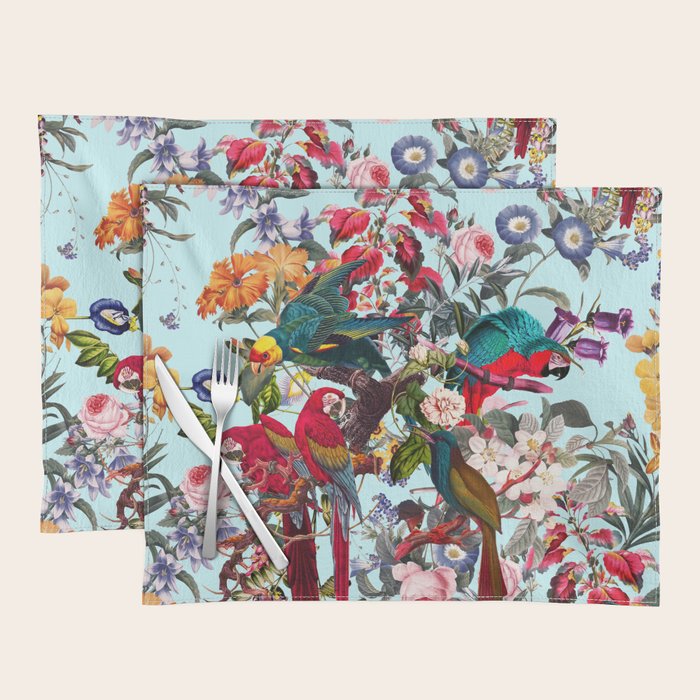 Floral and Birds XXXIV Placemat Gallery Image 1