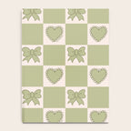 Green Bow Checkered Print Notebook Gallery Image 4